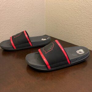 Nike Offcourt Slide Sandal Ohio State Buckeyes Cushioned Strap Mems Size 12